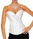 Corselet Branco Rendado tam. M